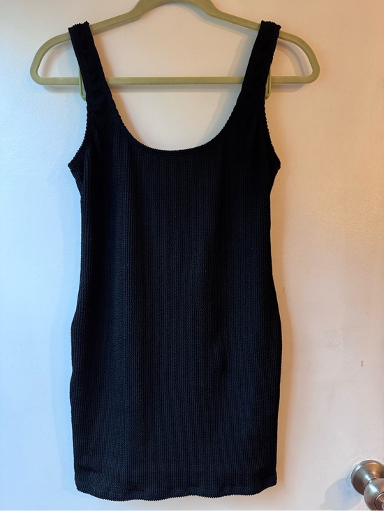 Good American Dresses & Skirts - Good American Always Fits Black Ribbed Tank Dress 3/4